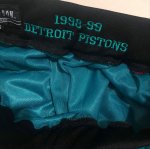 NBA Detroit Pistons 1998-99 Just Don shorts